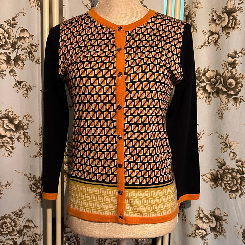 Like New Spartina Merino Wool Cardigan